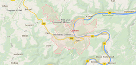Cochem op de kaart